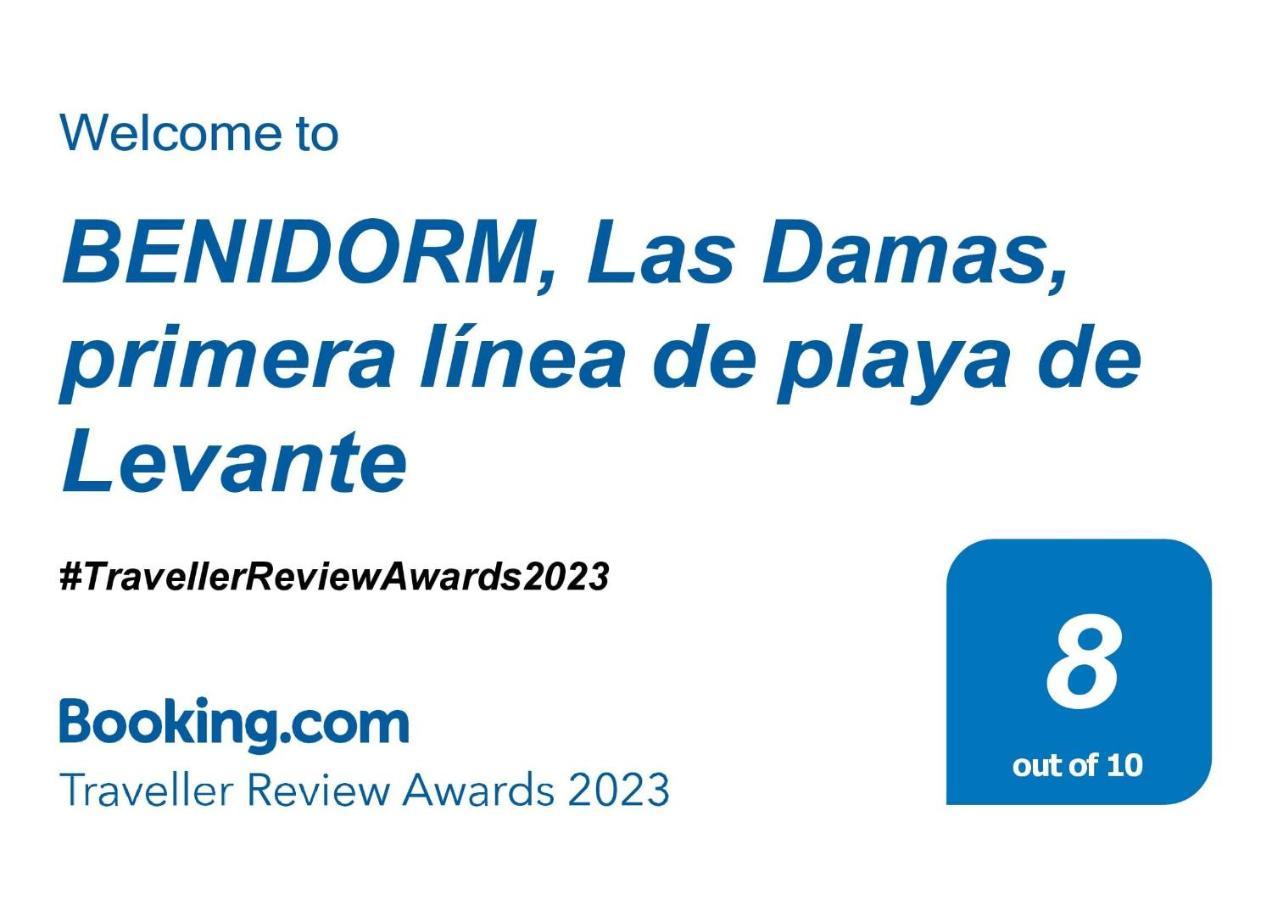 Benidorm, Las Damas, Primera Linea De Playa De Levante Exteriér fotografie